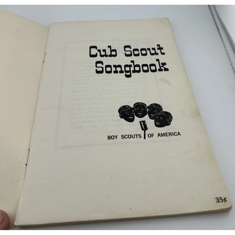 1969 Vintage‎ Cub Scout Song Book
